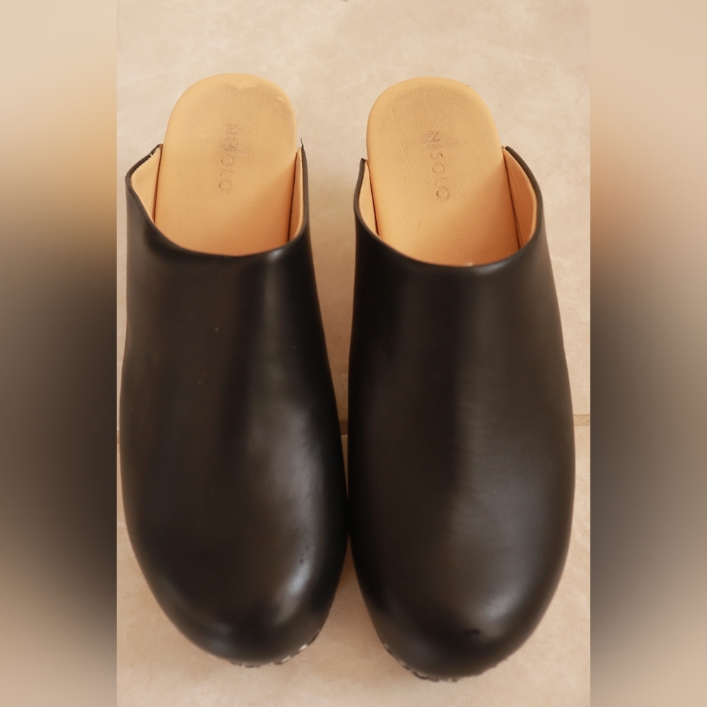 Nisolo clogs, used, like new, women's 9.5